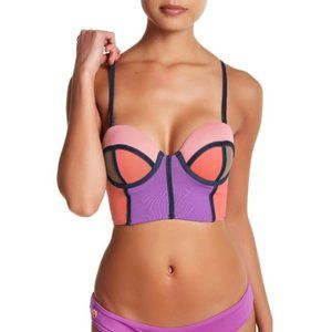 🆕 MAAJI Orchid Disco Reversible Underwire Bikini Top